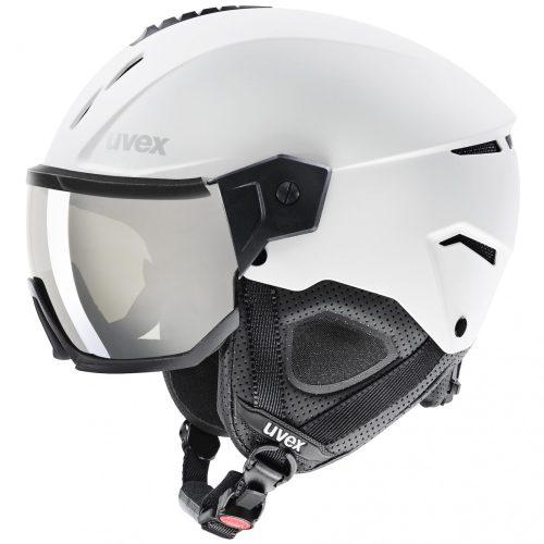 Lyžařská přilba Uvex Instinct Visor Velikost helmy: 53-56 cm / Barva: bílá