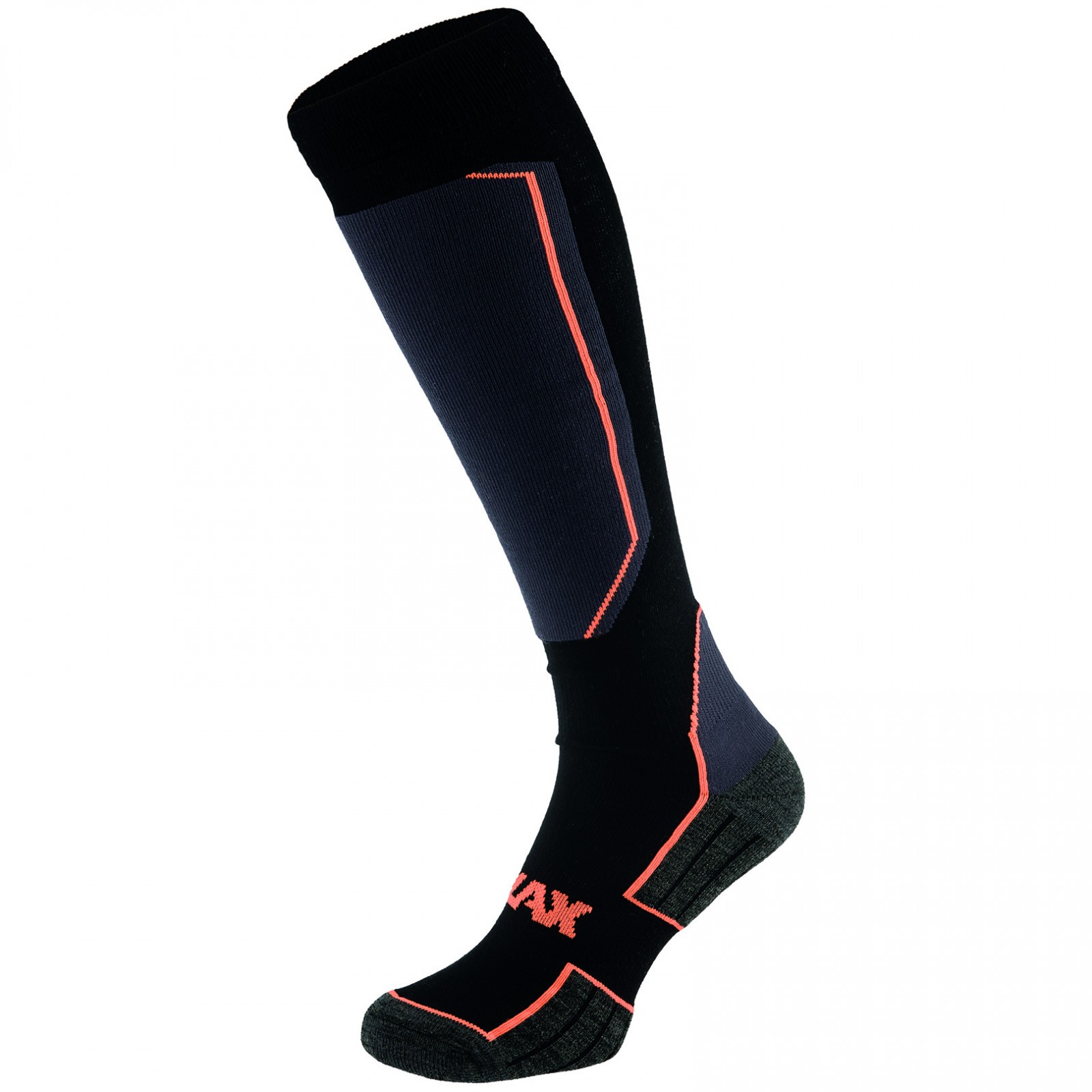 Lyžařské ponožky Relax Carve Velikost ponožek: 43-46 / Barva: černá/oranžová