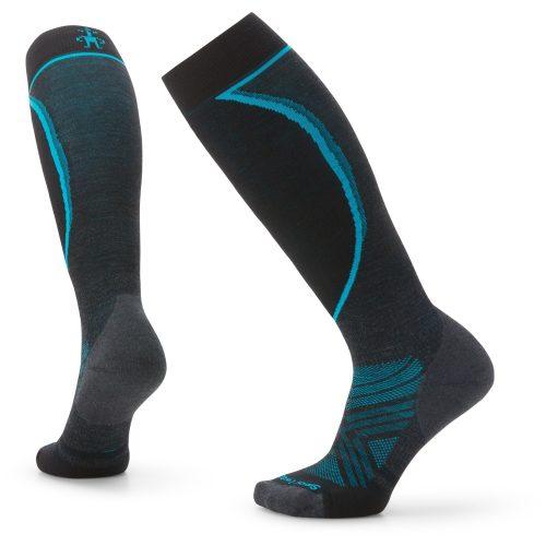 Lyžařské ponožky Smartwool W Ski Targeted Cushion OTC Velikost ponožek: 38-41 / Barva: černá/modrá