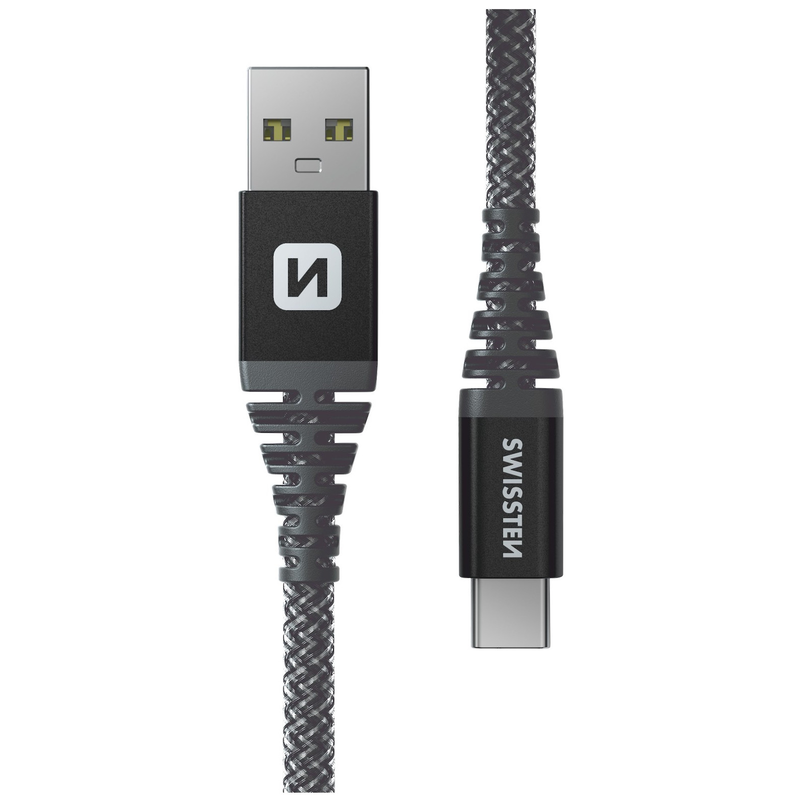 Nabíjecí a datový kabel Swissten Kevlar USB/USB-C 1