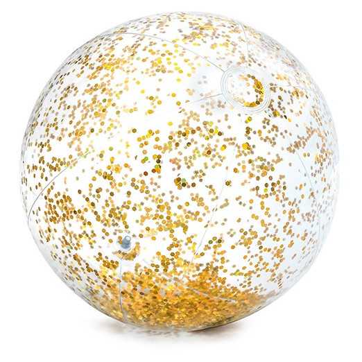 Nafukovací míč Intex Glitter Beach Balls 58070NP Barva: zlatá