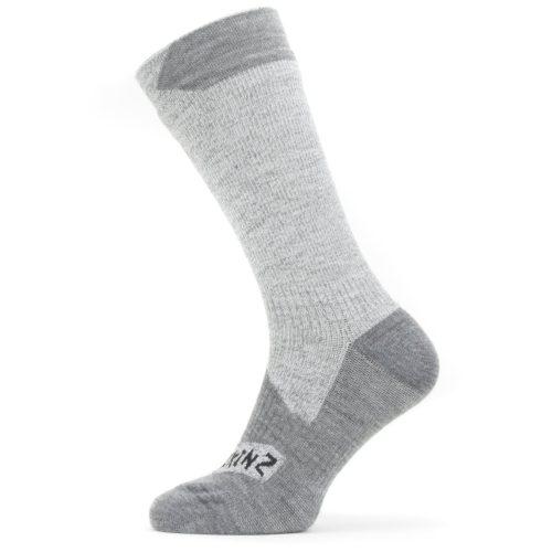 Nepromokavé ponožky SealSkinz Raynham Velikost ponožek: 36-38 / Barva: světle šedá