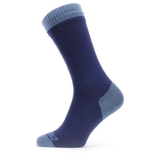 Nepromokavé ponožky SealSkinz Wiveton Velikost ponožek: 47-49 / Barva: tmavě modrá
