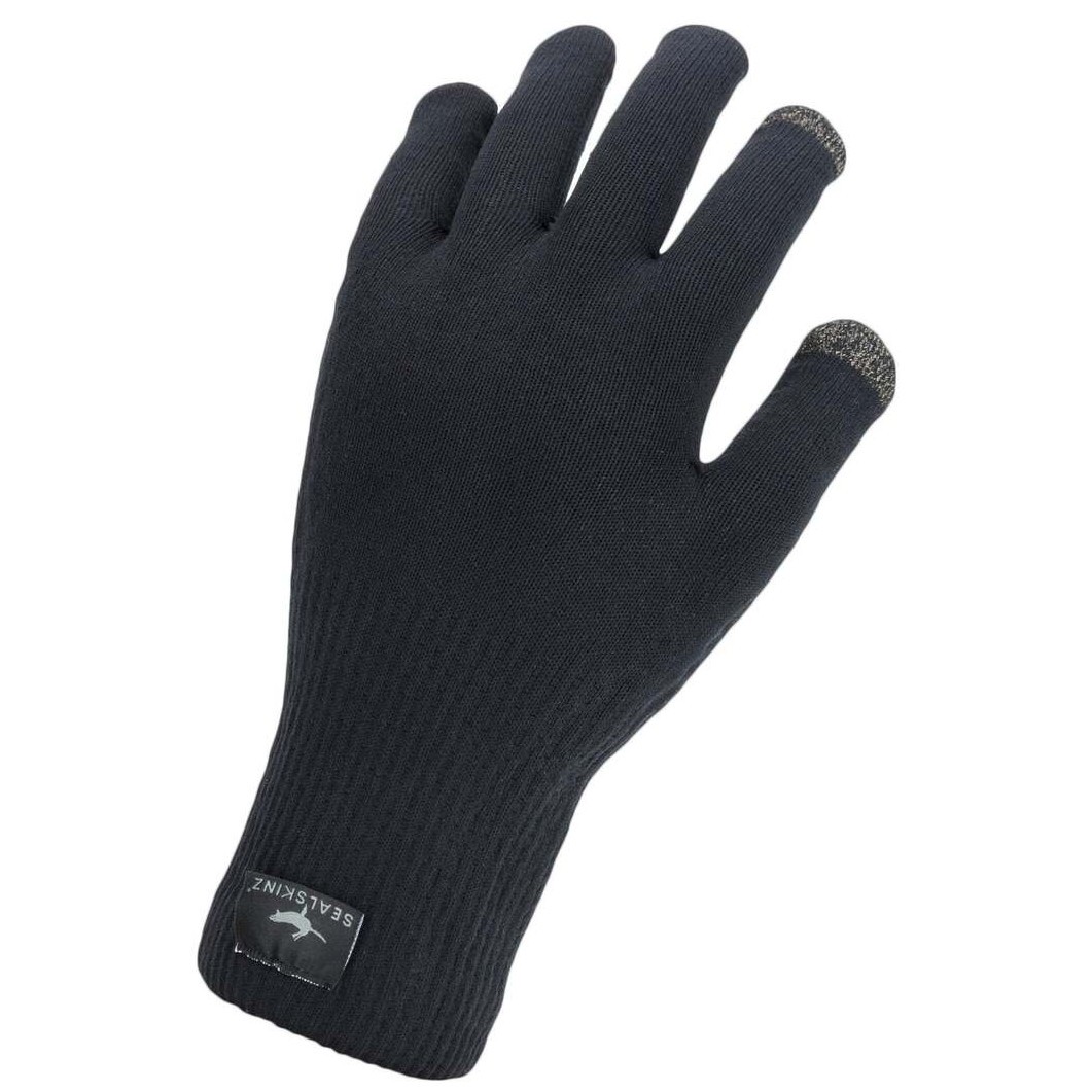 Nepromokavé rukavice SealSkinz Anmer Velikost rukavic: S / Barva: černá/šedá