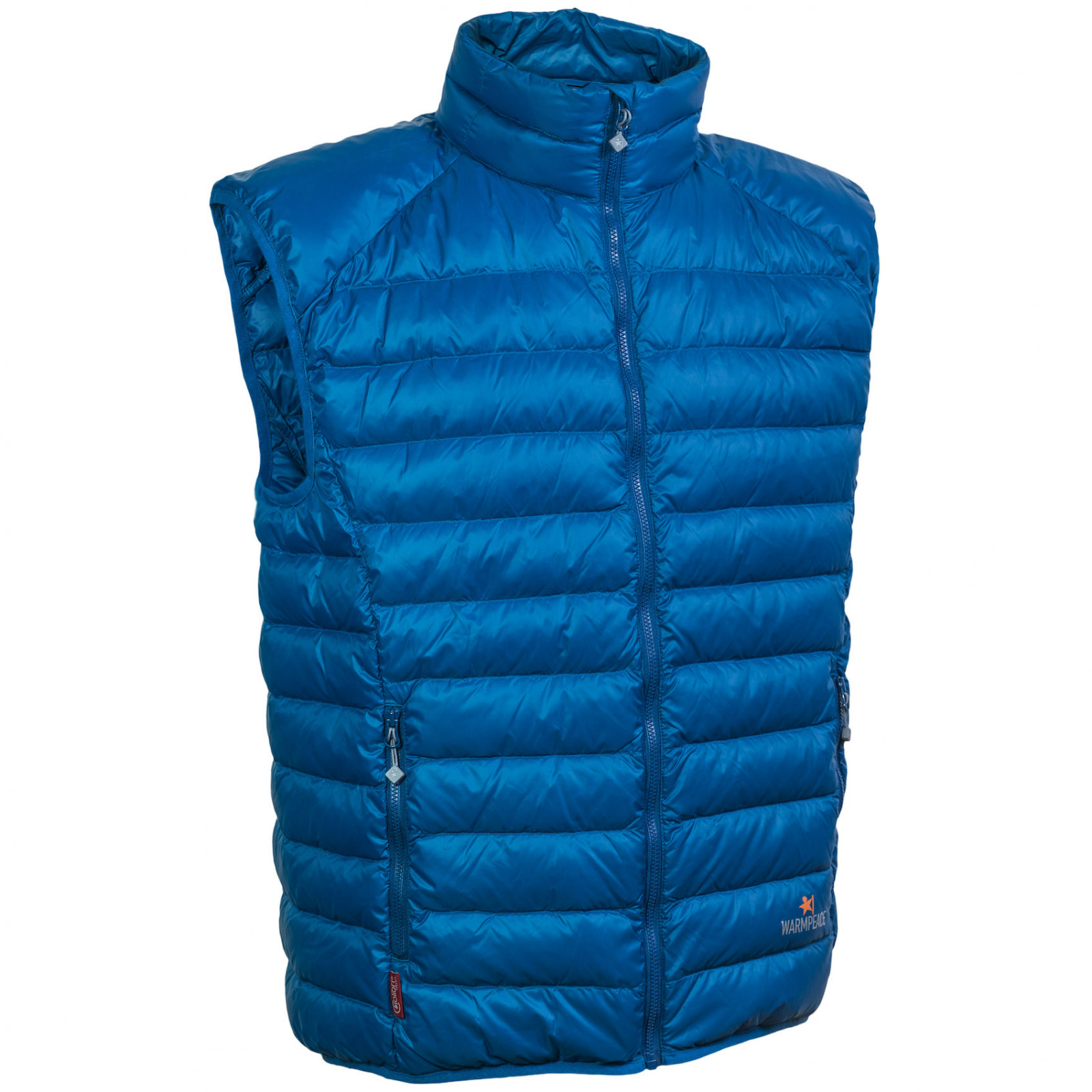 Pánská péřová vesta Warmpeace Drake Velikost: L / Barva: modrá