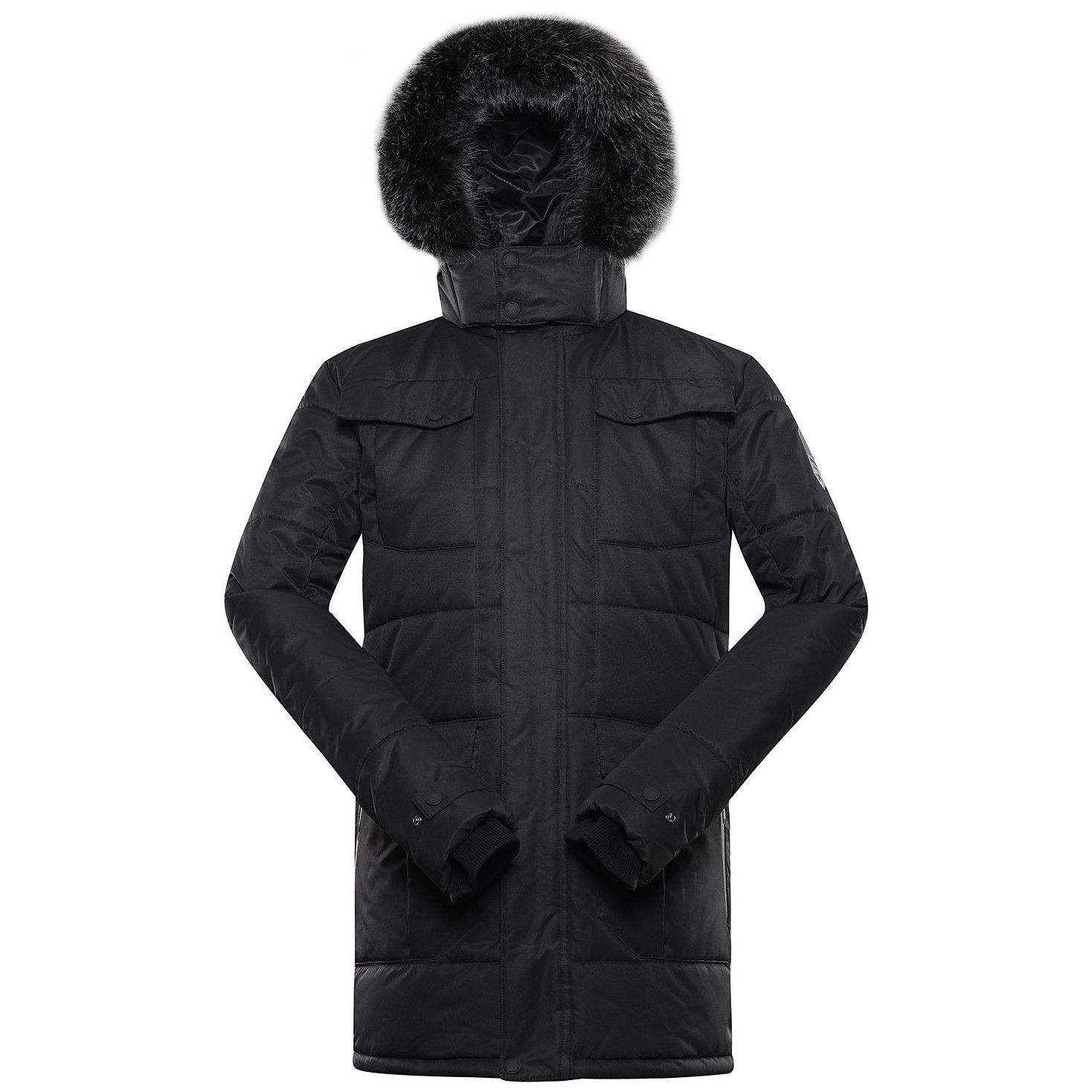 Pánská zimní bunda Alpine Pro Egyp Velikost: XXL / Barva: černá
