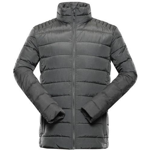 Pánská zimní bunda Alpine Pro Garat Velikost: M / Barva: tmavě šedá