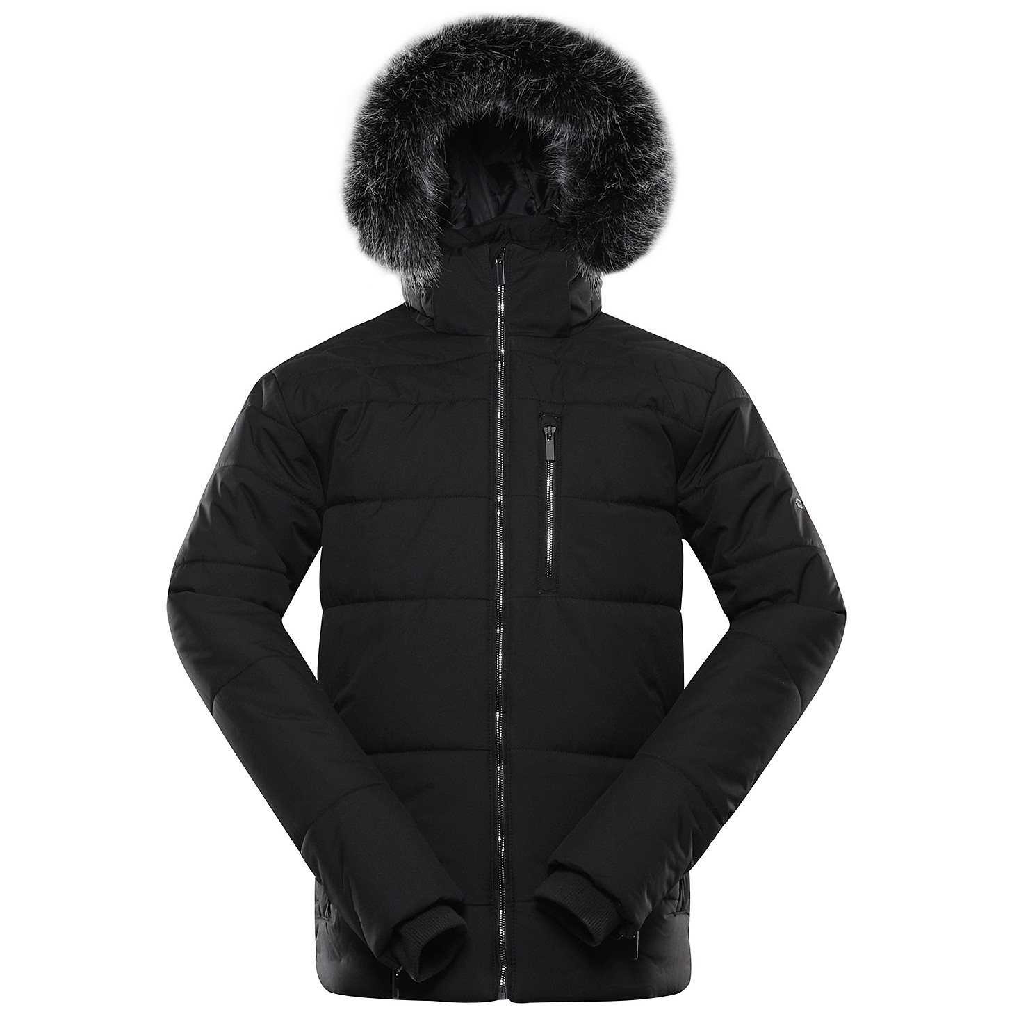 Pánská zimní bunda Alpine Pro Loder Velikost: L / Barva: černá