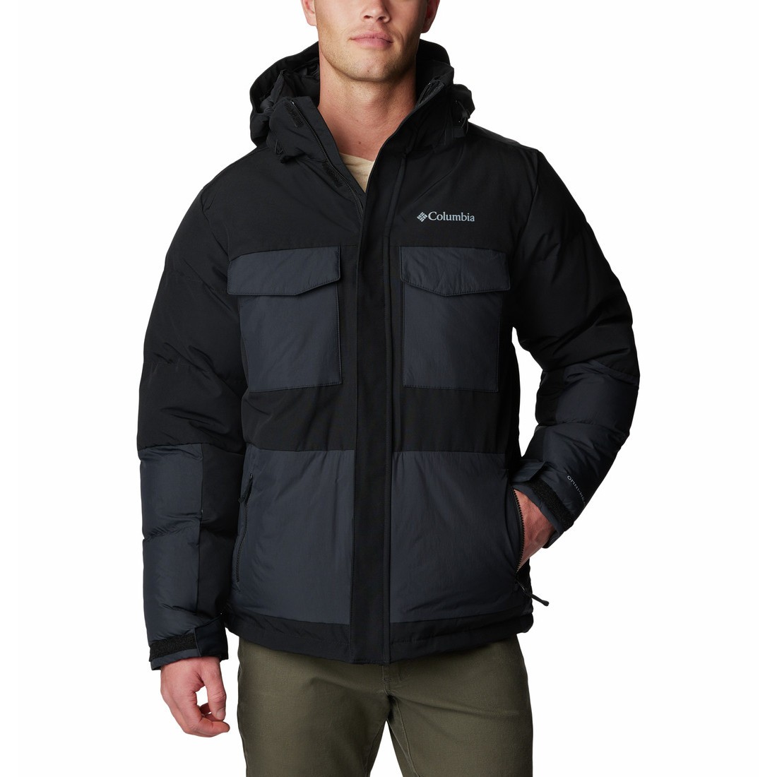 Pánská zimní bunda Columbia Marquam Peak Fusion™ Jacket Velikost: L / Barva: černá