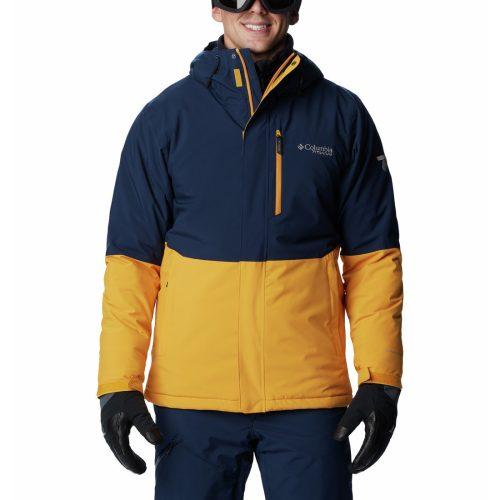 Pánská zimní bunda Columbia Winter District™ II Jacket Velikost: M / Barva: modrá/žlutá