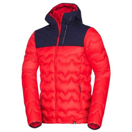 Pánská zimní bunda Northfinder Woodrow Velikost: XL / Barva: červená/modrá