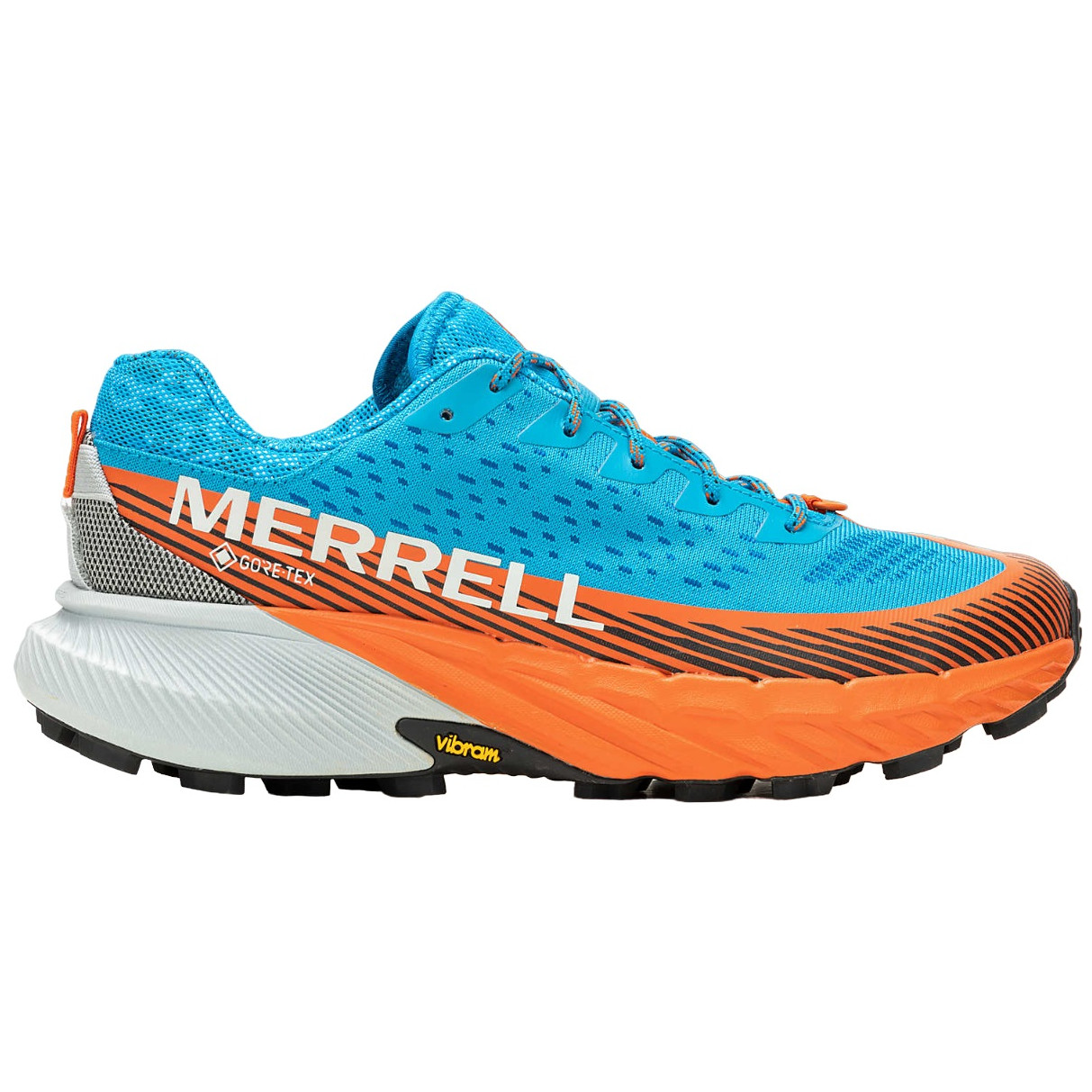 Pánské běžecké boty Merrell Agility Peak 5 Gtx Velikost bot (EU): 42 / Barva: modrá/oranžová