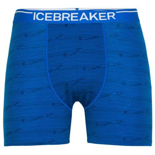 Pánské boxerky Icebreaker Mens Anatomica Boxers Velikost: M / Barva: modrá/černá