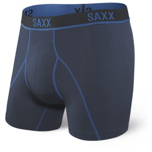 Pánské boxerky Saxx Kinetic HD Boxer Brief Velikost: M / Barva: tmavě modrá