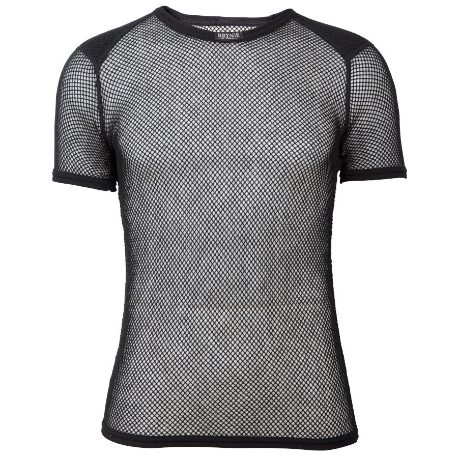 Pánské funkční triko Brynje of Norway Wool Thermo T-shirt Velikost: XXL / Barva: černá