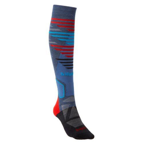 Pánské ponožky Bridgedale Ski Lightweight Velikost ponožek: 40-43 / Barva: modrá