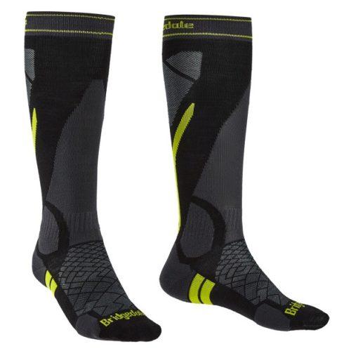 Pánské ponožky Bridgedale Ski Lightweight Velikost ponožek: 44-47 / Barva: černá