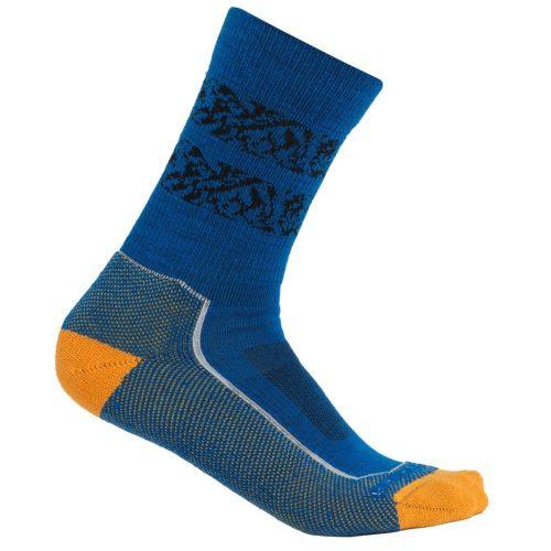 Pánské ponožky Icebreaker M Hike+ Light Crew Natural Summit Velikost ponožek: 42-44 / Barva: modrá