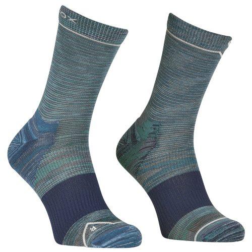 Pánské ponožky Ortovox Alpine Mid Socks M Velikost ponožek: 39-41 / Barva: modrá