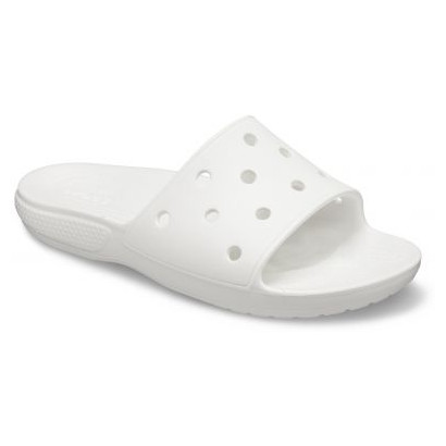 Pantofle Crocs Classic Crocs Slide Velikost bot (EU): 41-42 / Barva: bílá