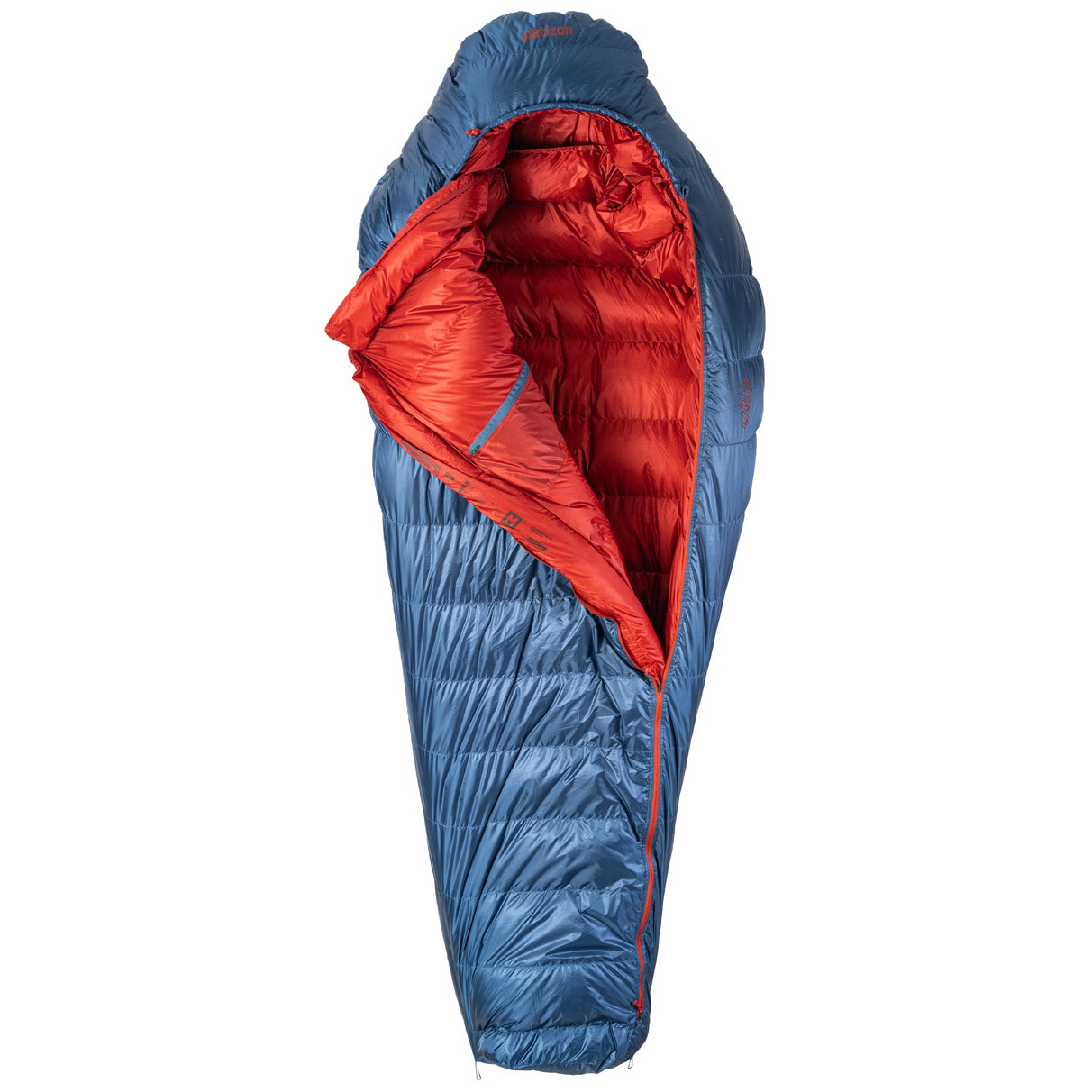 Péřový spacák Patizon DPRO 890 L (186-200 cm) Zip: Levý / Barva: modrá