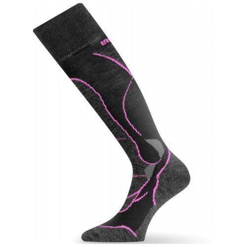 Podkolenky Lasting STW Velikost ponožek: 34-37 / Barva: černá/růžová