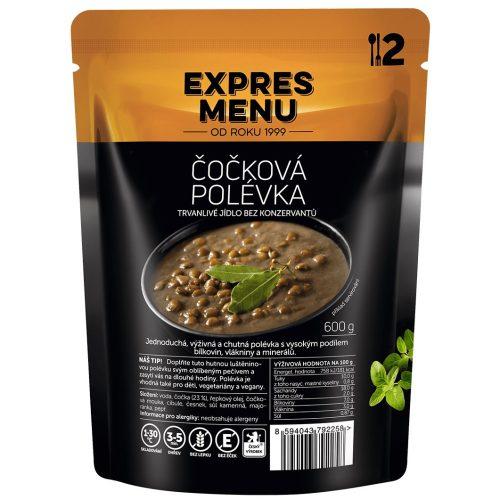 Polévka Expres menu Čočková polévka (2 porce)
