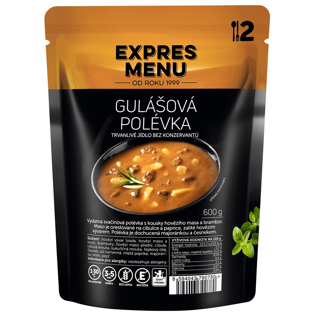 Polévka Expres menu Gulášová polévka 600 g