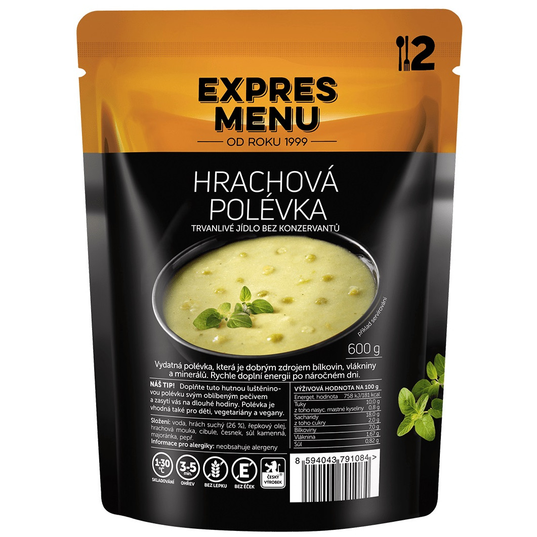 Polévka Expres menu Hrachová polévka (2 porce)