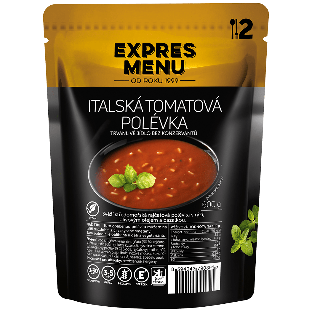 Polévka Expres menu Italská tomatová polévka