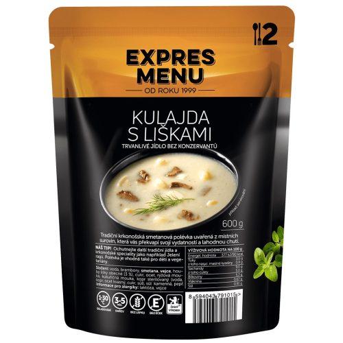 Polévka Expres menu Kulajda s liškami (2porce)