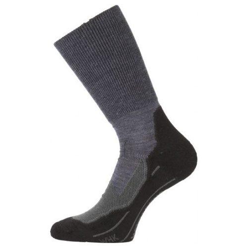 Ponožky Lasting WHK Velikost ponožek: 38-41 / Barva: šedá/černá