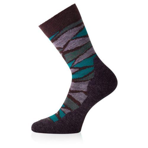 Ponožky Lasting WLJ Velikost ponožek: 42-45 / Barva: hnědá