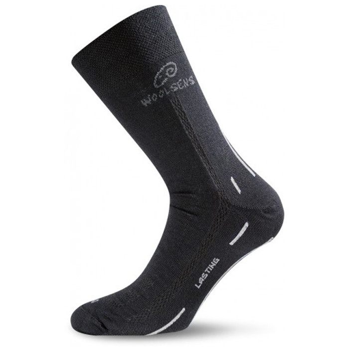 Ponožky Lasting WLS Velikost ponožek: 46-49 (XL) / Barva: černá