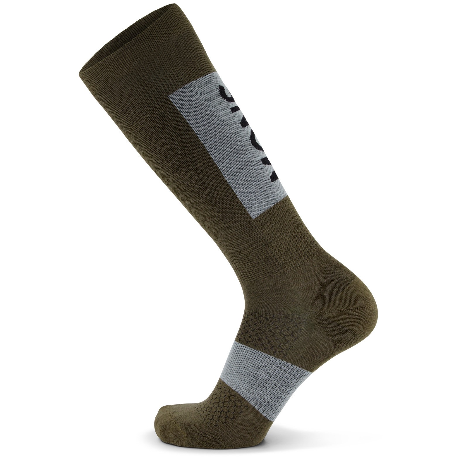 Ponožky Mons Royale Atlas Merino Snow Sock Velikost ponožek: 42-44 / Barva: zelená