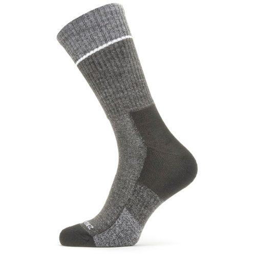 Ponožky SealSkinz Thurton Velikost ponožek: 39-42 / Barva: šedá/černá