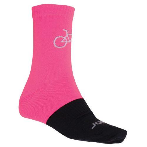 Ponožky Sensor Tour Merino růžová/černá Velikost ponožek: 39-42 / Barva: černá/růžová