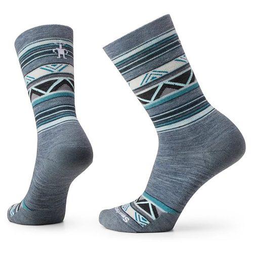Ponožky Smartwool Everyday Zig Zag Valley Crew Velikost ponožek: 38-41 / Barva: modrá/šedá
