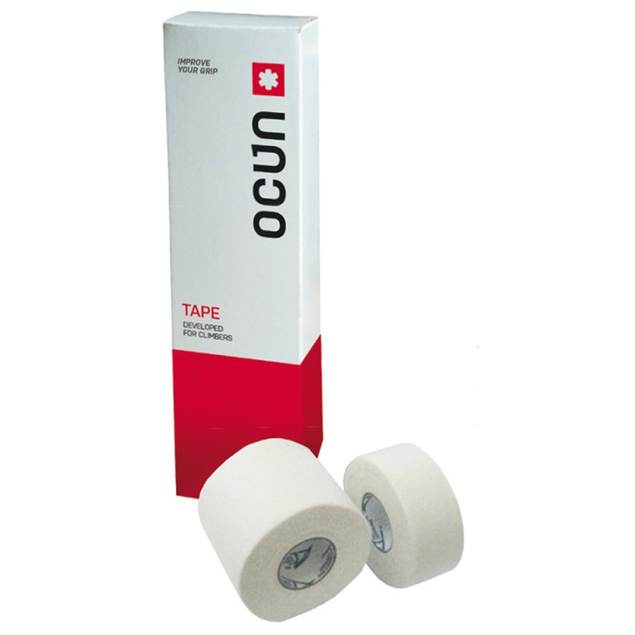 Tejpovací pásky Ocún Tape Box 50mm x 10m - pack 4 Barva: bílá