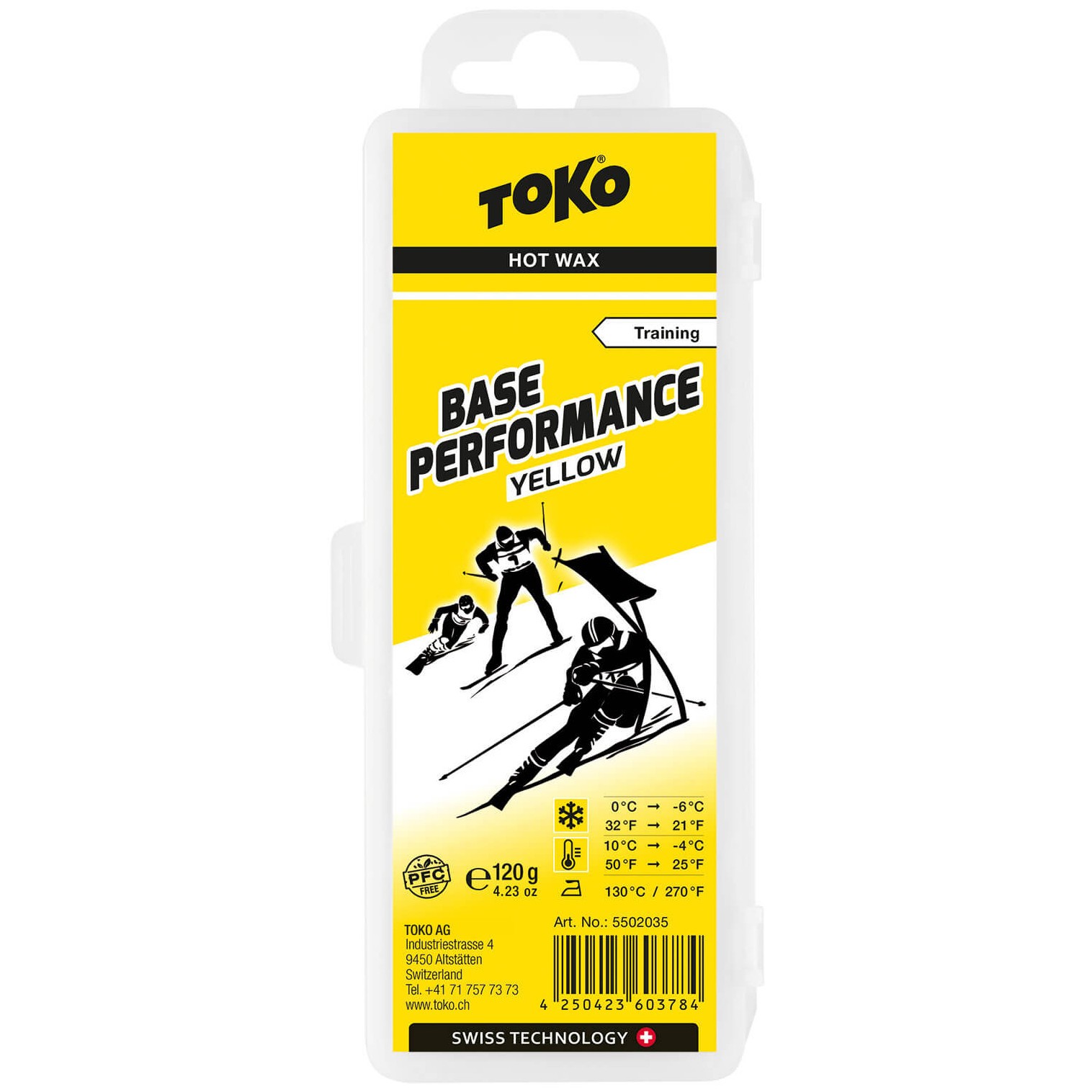 Vosk TOKO Base Performance yellow 120 g