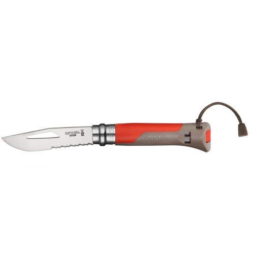 Zavírací nůž Opinel VRI N°08 Inox Outdoor Barva: červená