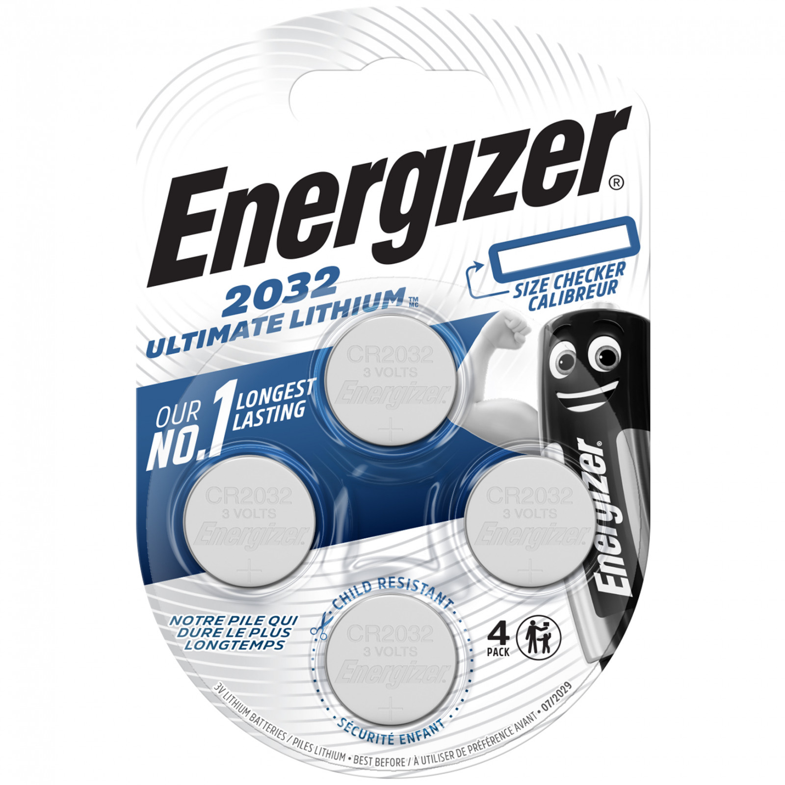 Baterie Energizer Energizer Ultimate CR2032 Barva: stříbrná