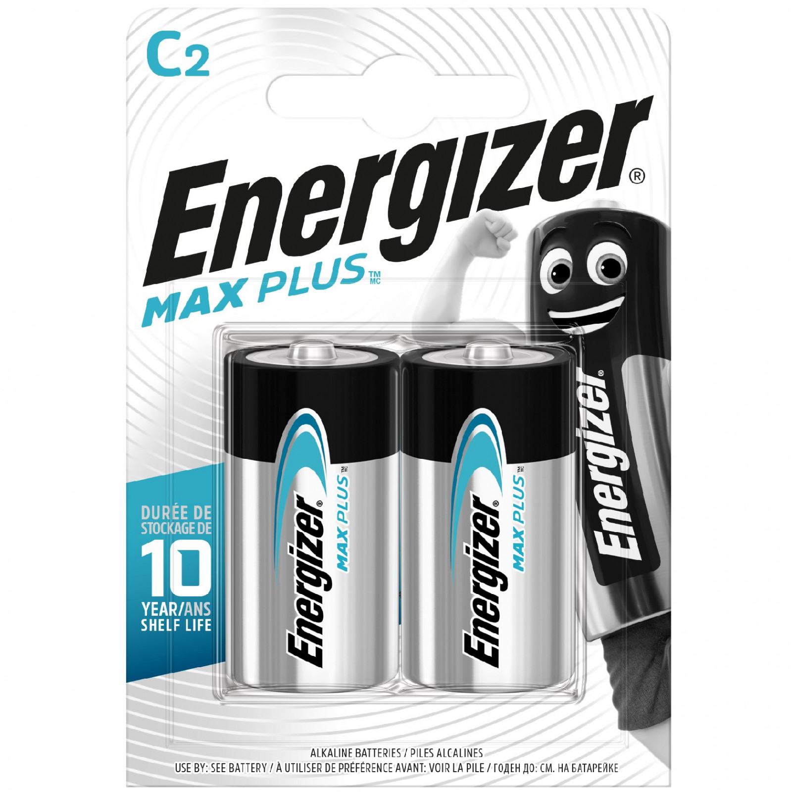 Baterie Energizer Max Plus malý monočlánek C Barva: stříbrná