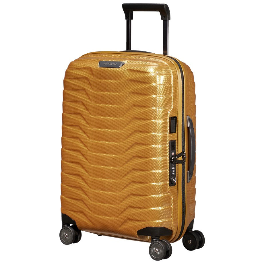 Cestovní kufr Samsonite Proxis Spinner 55 EXP Barva: zlatá