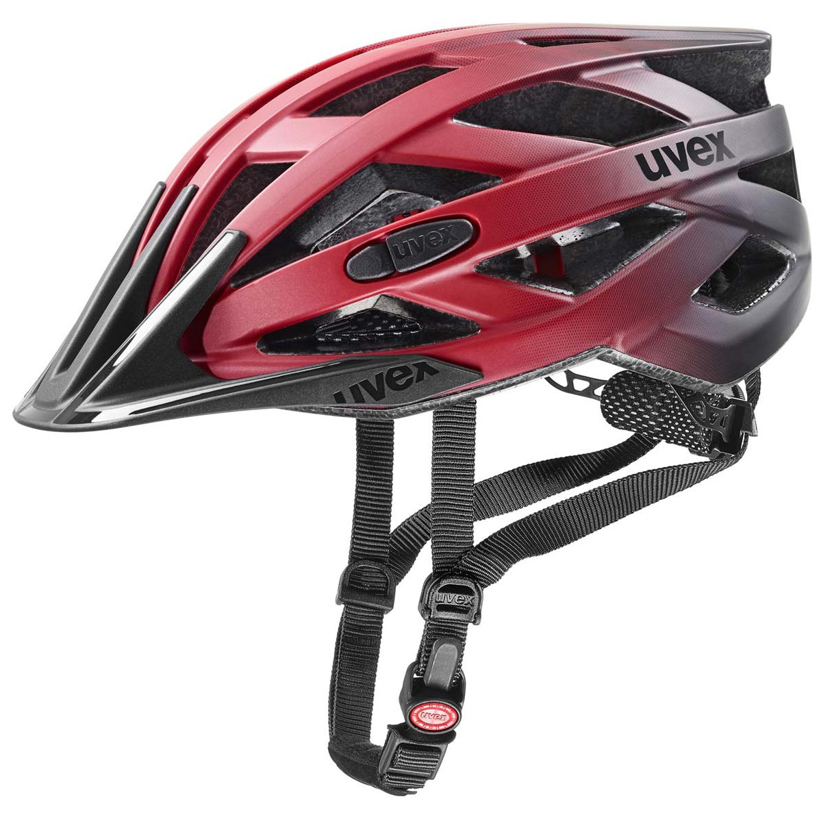 Cyklistická helma Uvex I-vo cc Velikost helmy: 55-60 cm / Barva: červená