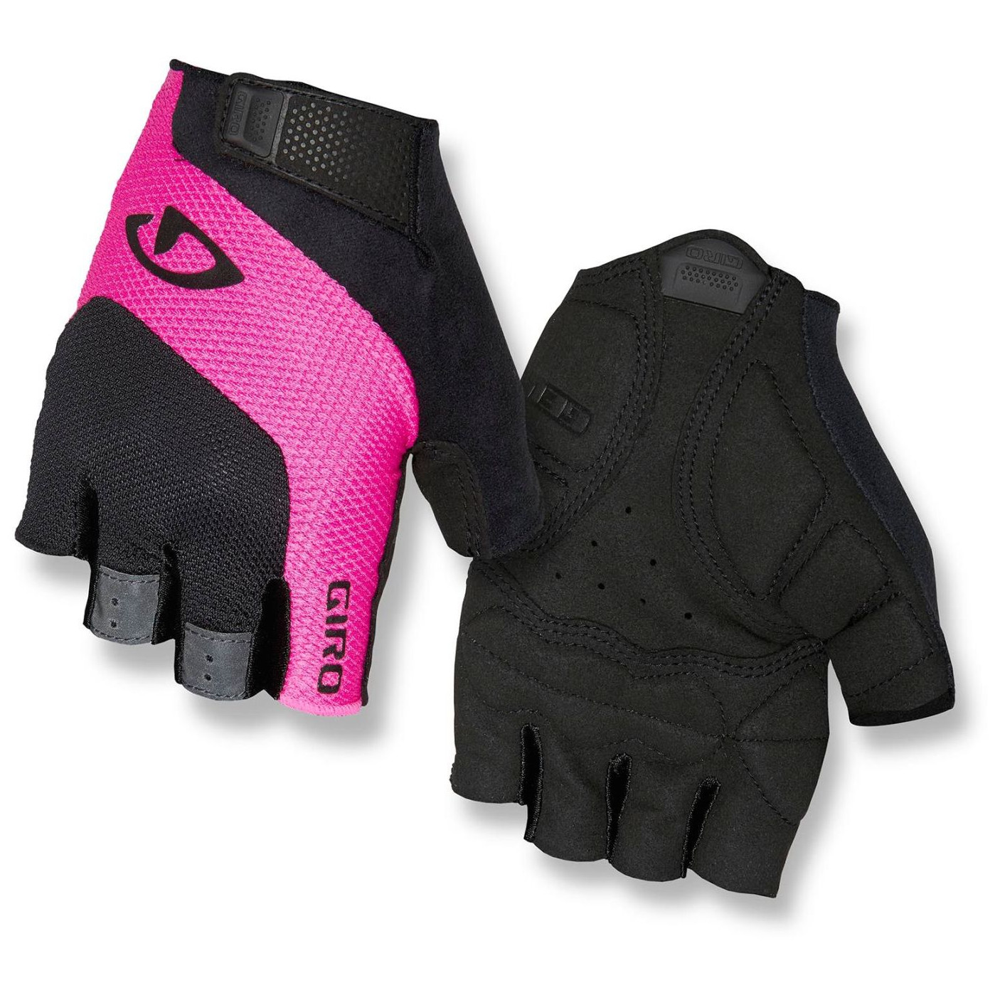 Cyklistické rukavice Giro Tessa Velikost: S / Barva: černá/růžová