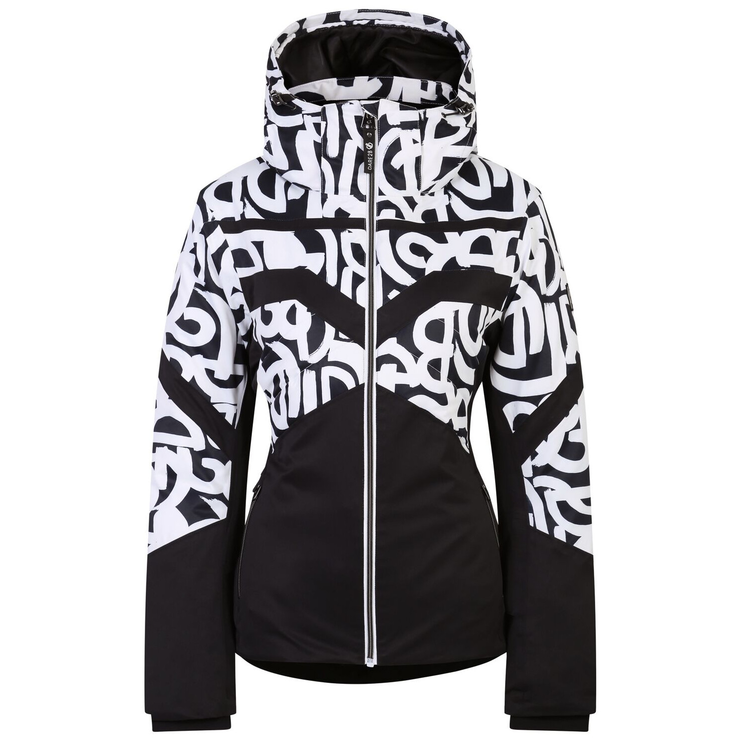 Dámská bunda Dare 2b Rocker Jacket Velikost: XS / Barva: bílá/černá