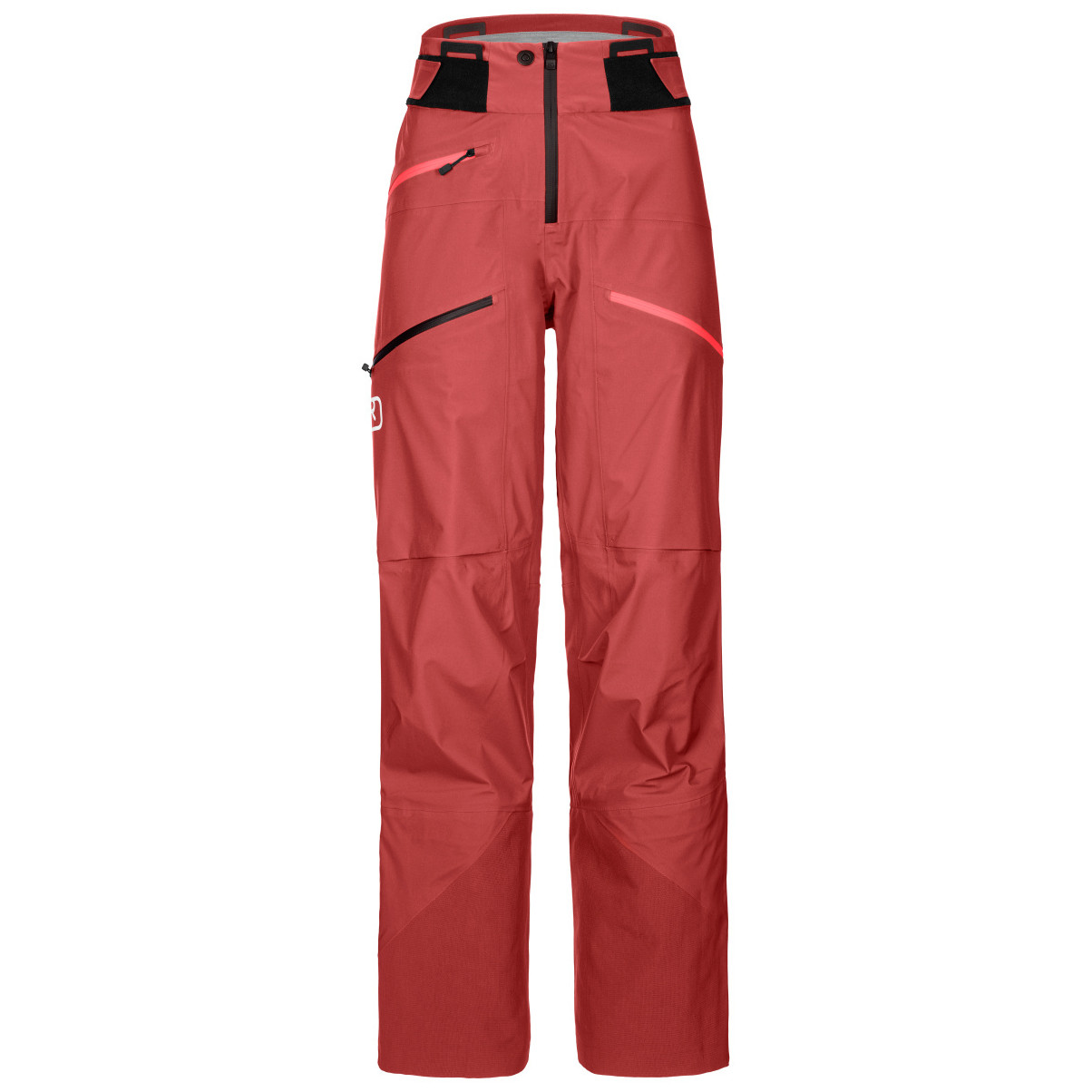 Dámské kalhoty Ortovox W's 3L Deep Shell Pants Velikost: XS / Barva: oranžová