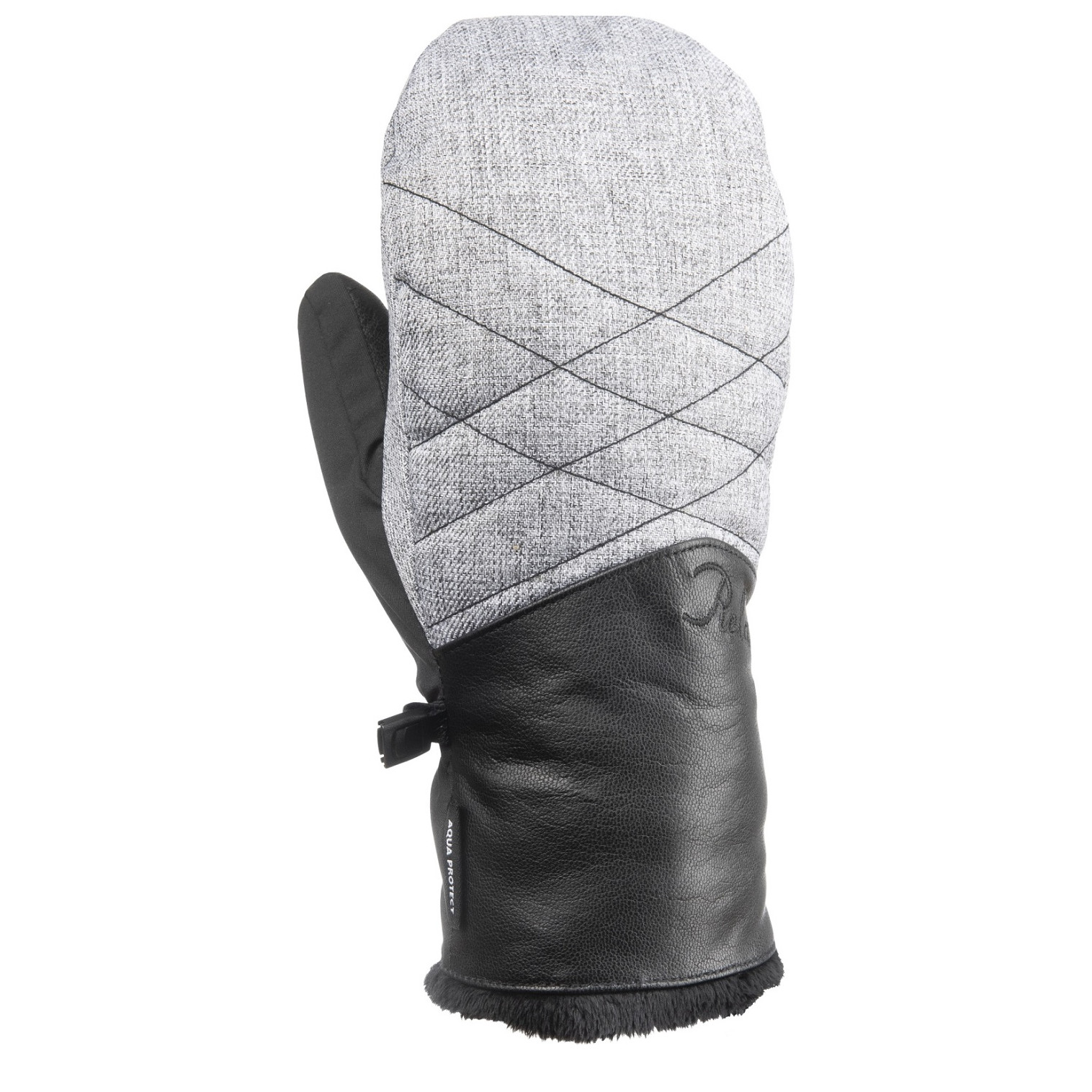 Dámské lyžařské rukavice Relax Frosen Velikost rukavic: L / Barva: černá/šedá