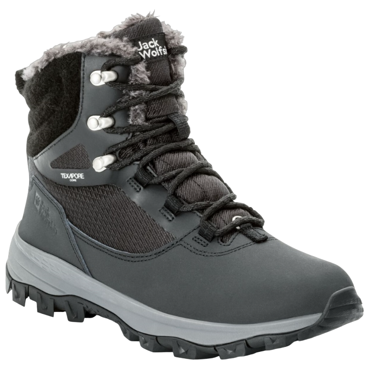 Dámské zimní boty Jack Wolfskin Everquest Texapore High W Velikost bot (EU): 40 / Barva: černá
